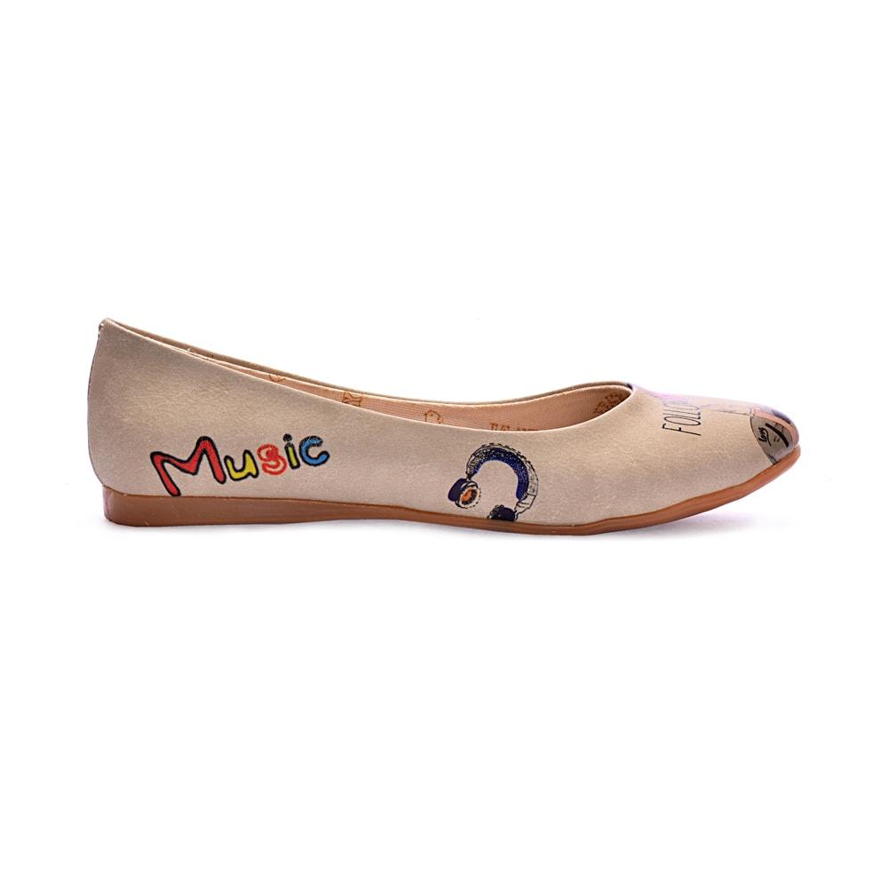 Your Dream: Guitar Ballerinas Shoes 2018 (1405795205216)