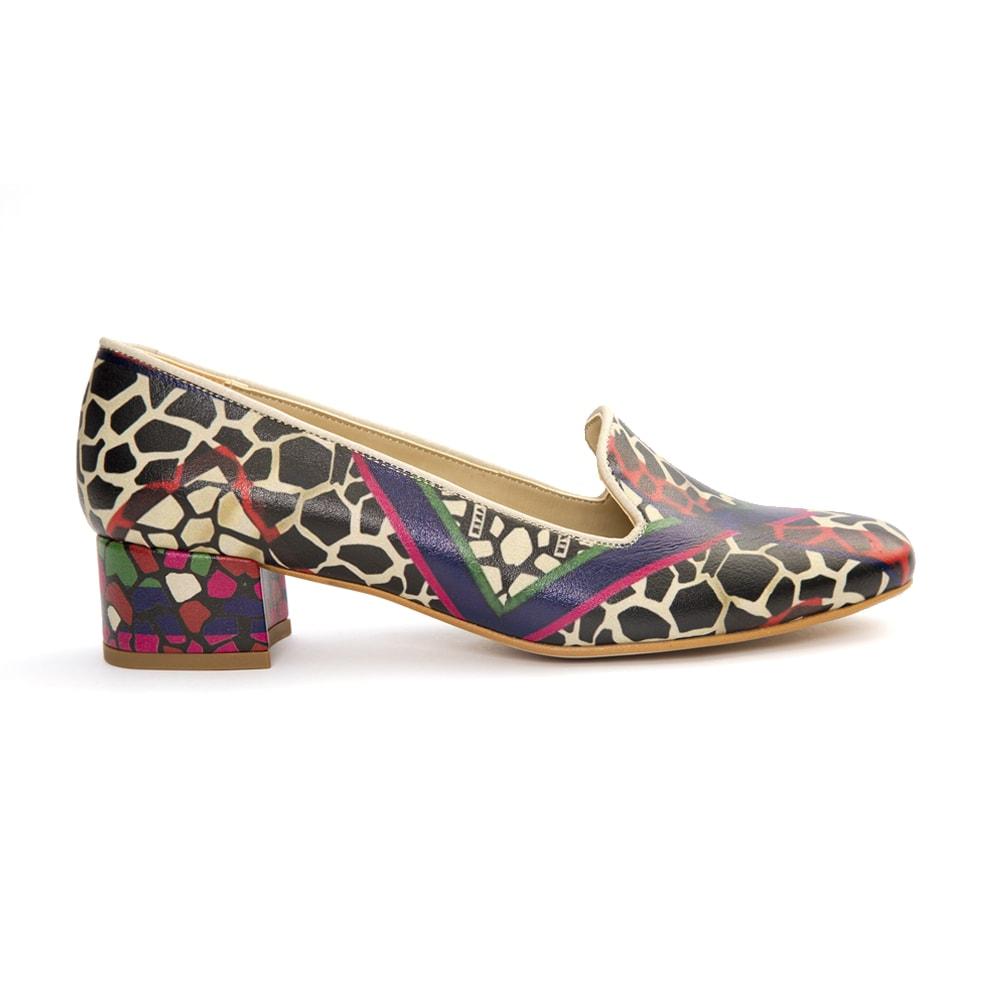 Leopard Career Heel Shoes DB119 (506264879136)