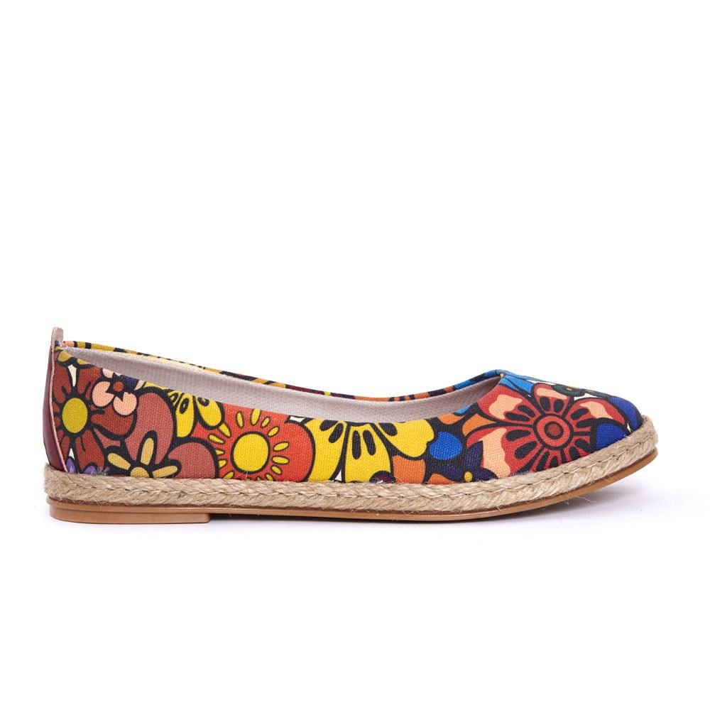 Flowers Ballerinas Shoes FBR1194 (506265600032)