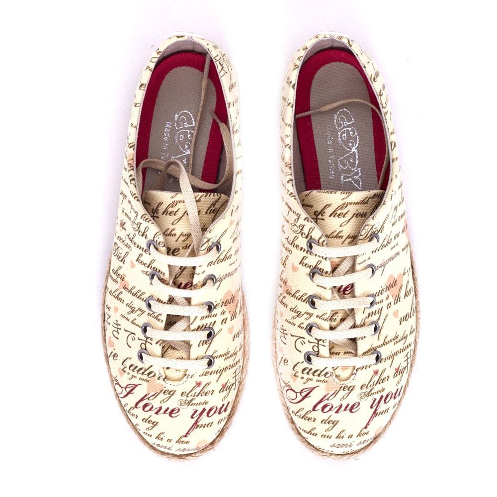 I Love You Ballerinas Shoes FBR1223 (506265960480)