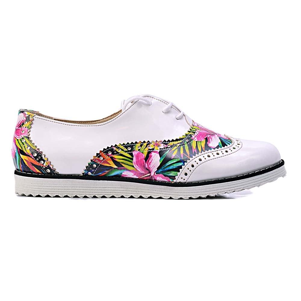 Flowers Oxford Shoes GNG303 (506266320928)
