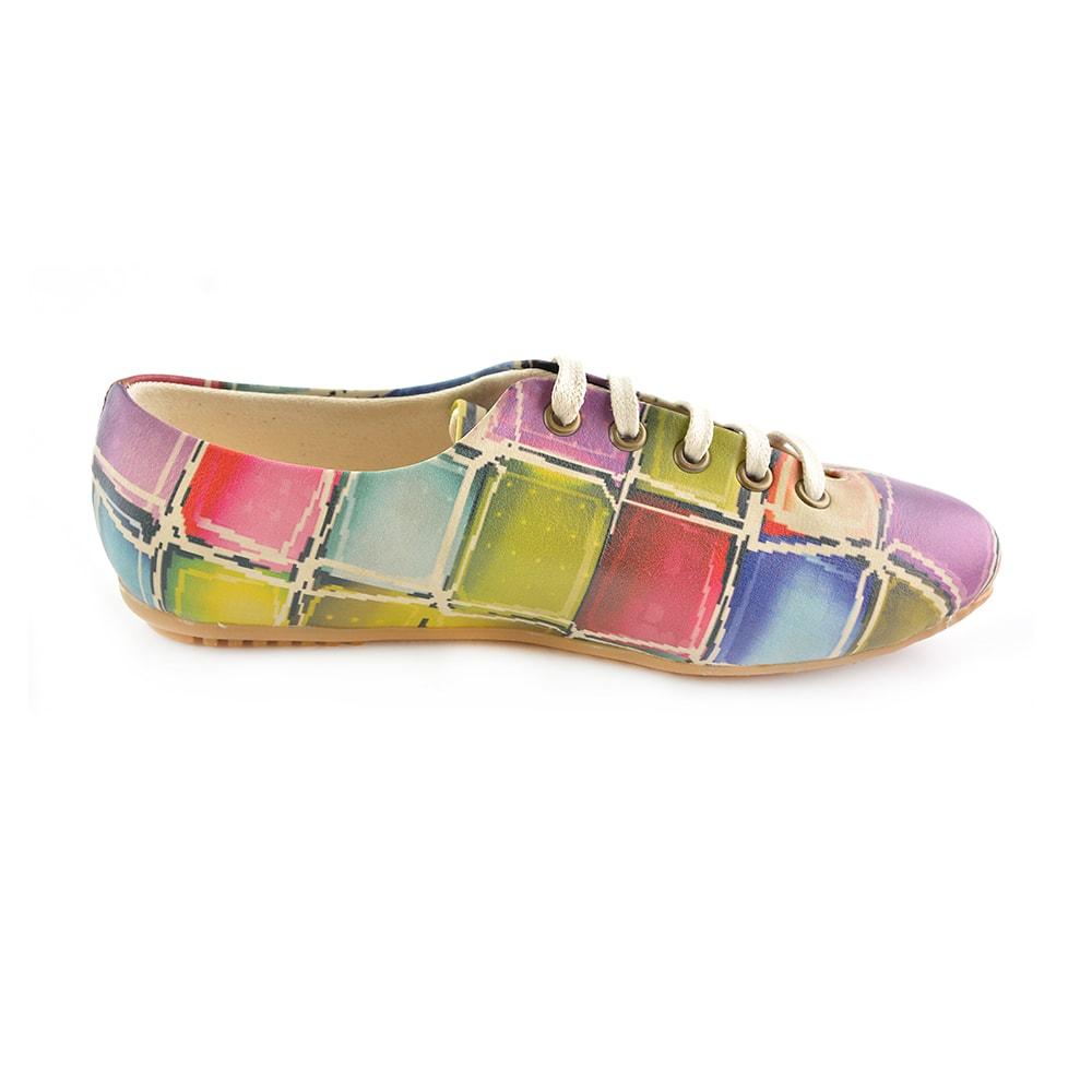 Colored Stones Ballerinas Shoes SLV019 (506273562656)