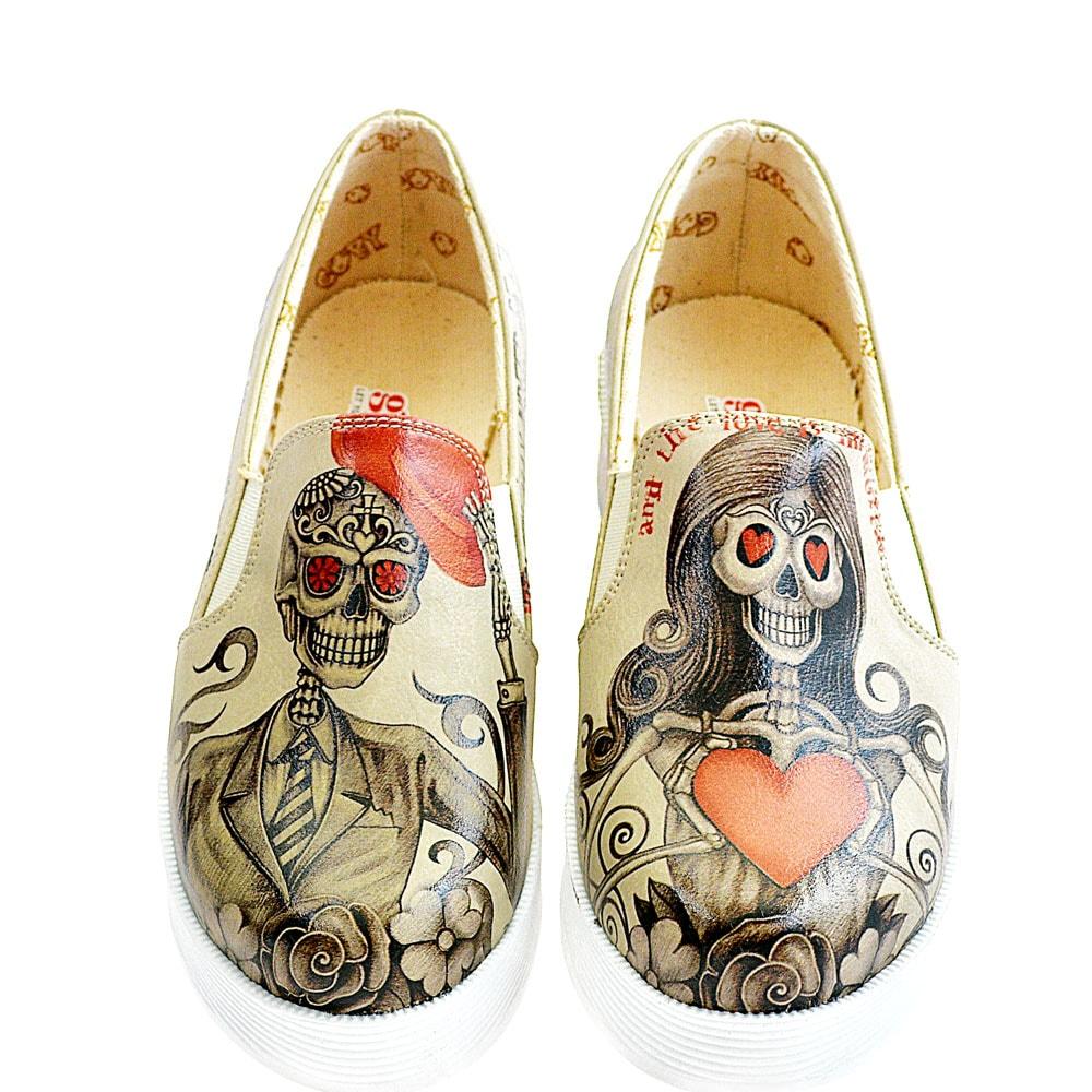 Death is Not End of Love Sneakers Shoes VN4222 (506280476704)