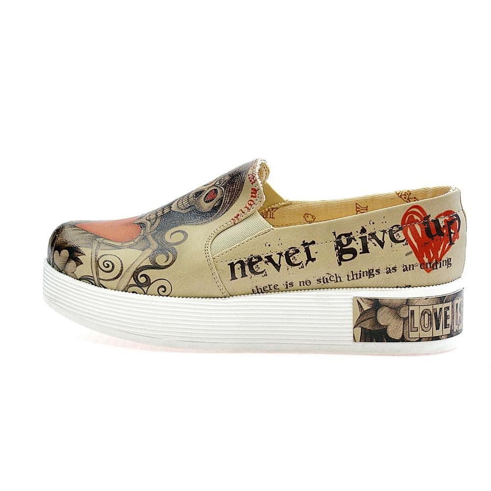 Death is Not End of Love Sneakers Shoes VN4222 (506280476704)