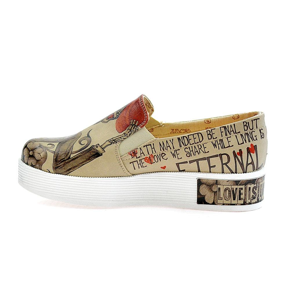 Death is Not End of Love Sneakers Shoes VN4222 (506280476704)