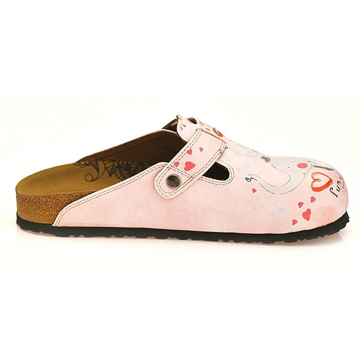 Pink Fun Elephant Clogs WCAL338 (737699528800)