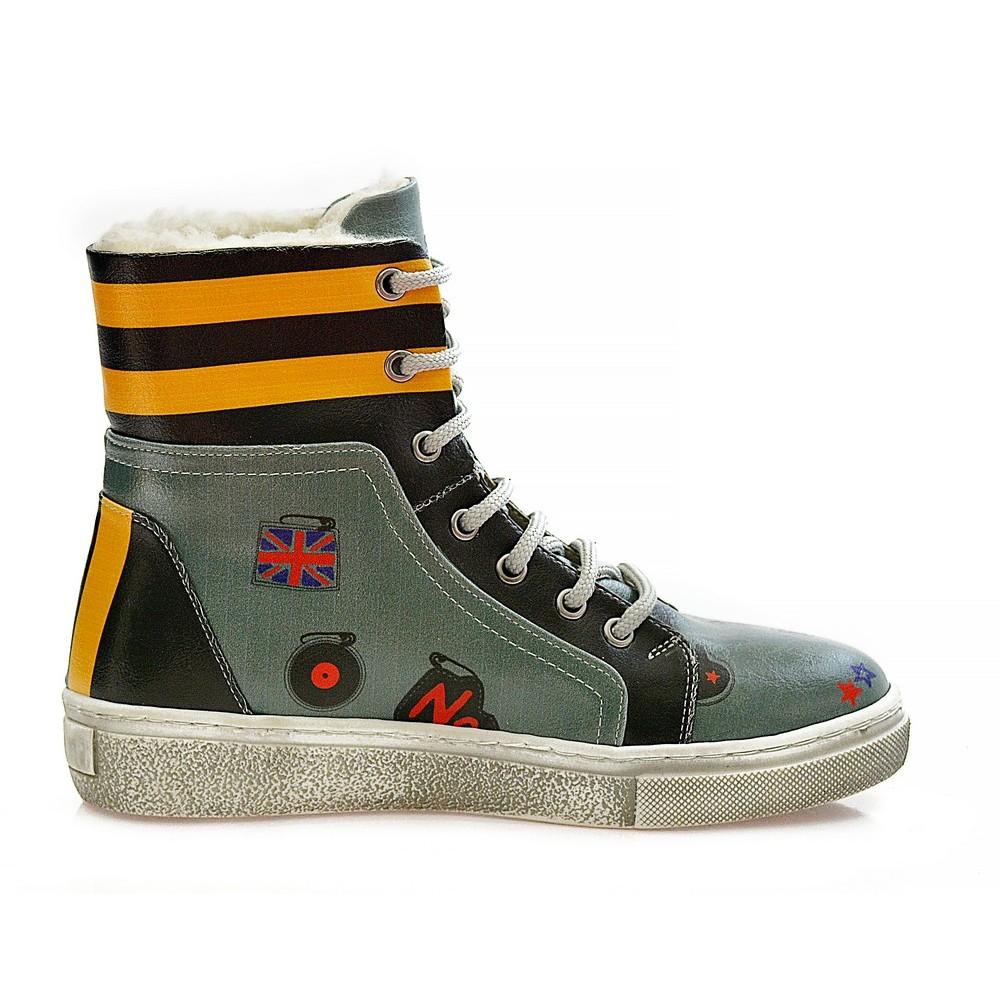 Punk Rock Short Boots WJAS121 (1421404668000)