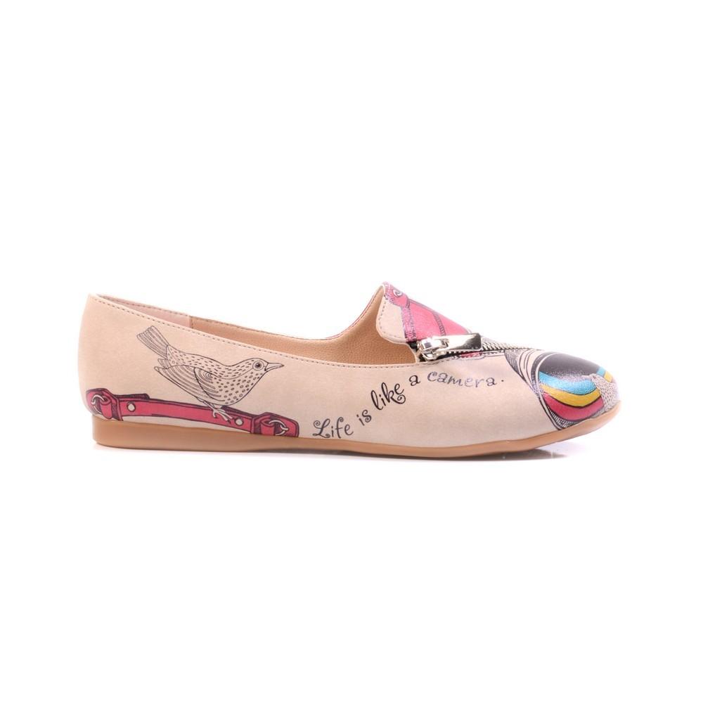 Life is Like a Camera Ballerinas Shoes YAB309 (1421238698080)