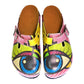 Blue & Green Eye Clogs CAL318 (737681834080)