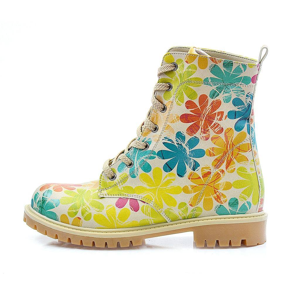 Flowers Long Boots TMB1021 (1405815226464)