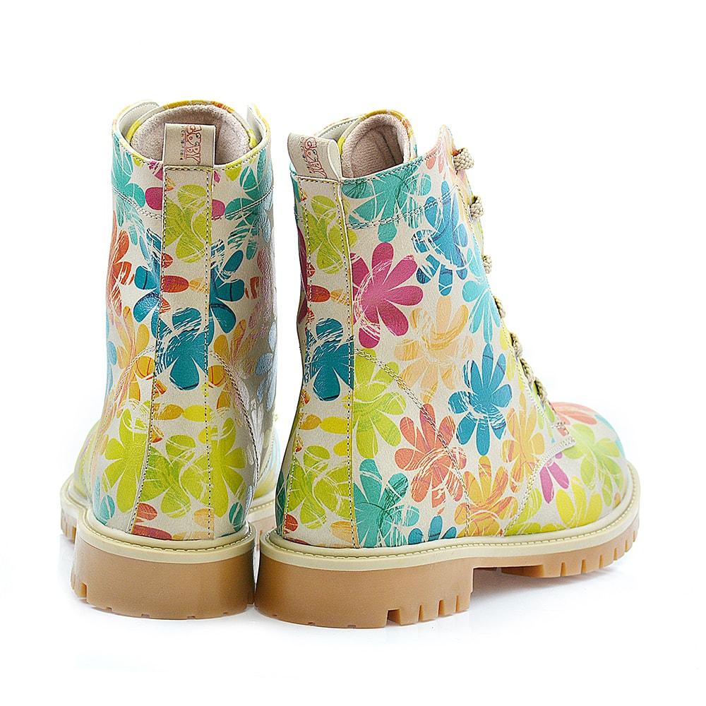 Flowers Long Boots TMB1021 (1405815226464)
