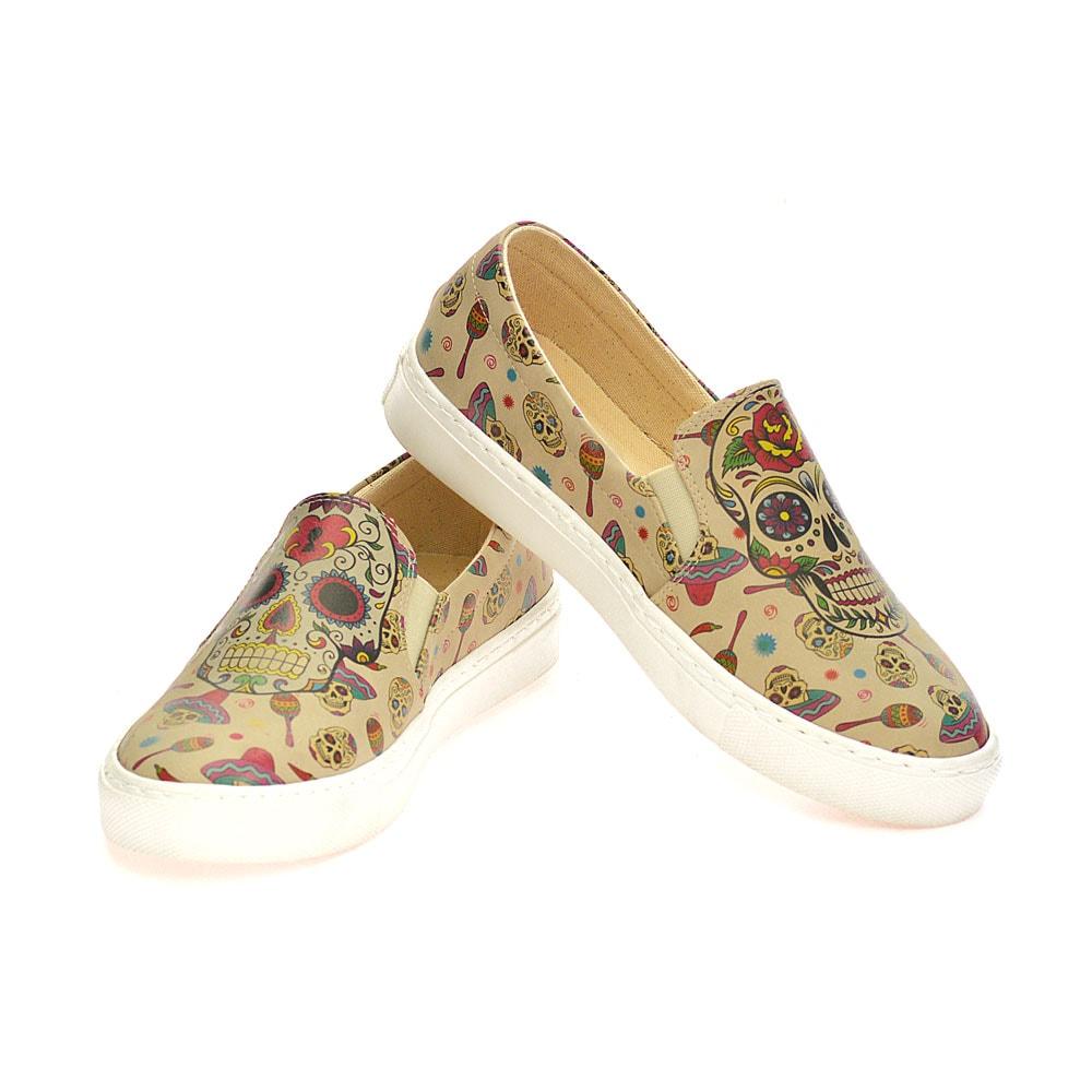 Skull Sneakers Shoes VN4005 (506278281248)