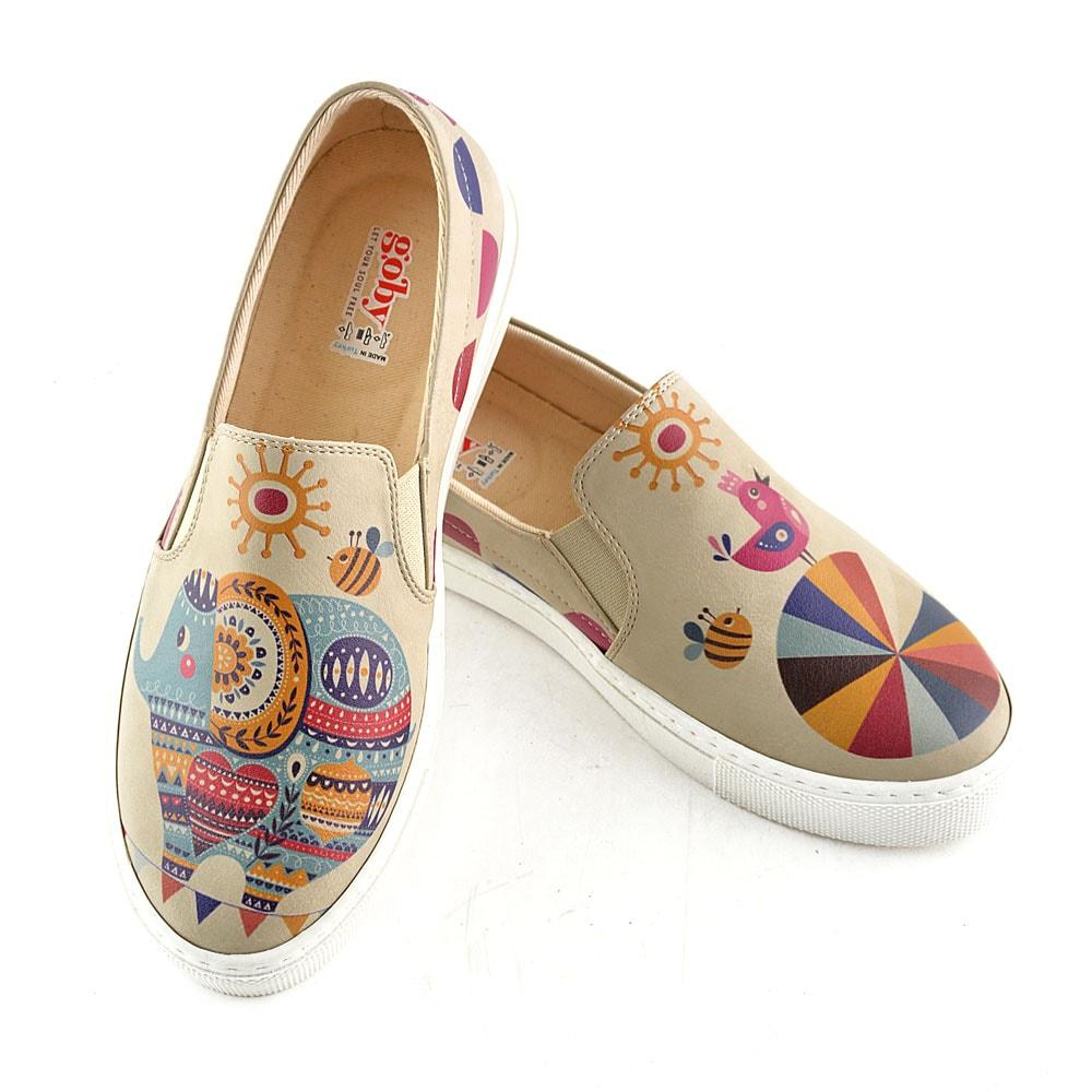 Colors and Elephant Sneaker Shoes VN4039 (506279395360)