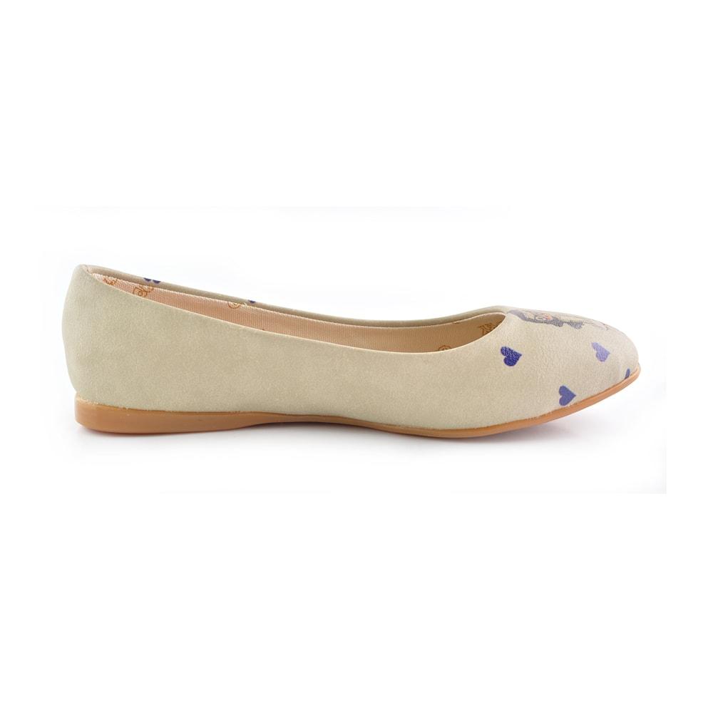 Cute Girl and Animals Ballerinas Shoes 1002 (1405793304672)
