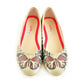 Bordeaux Butterfly Ballerinas Shoes 1060 (506262683680)