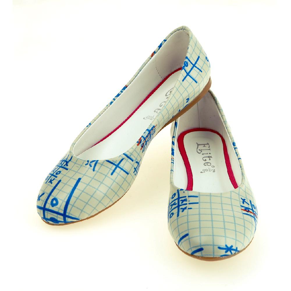 Blue OXO Ballerinas Shoes 1064 (2198973546592)