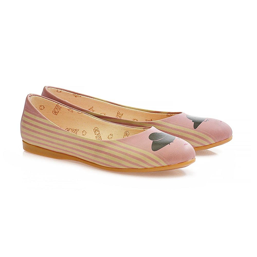 Woman in a Hat Ballerinas Shoes 1083 (506263404576)