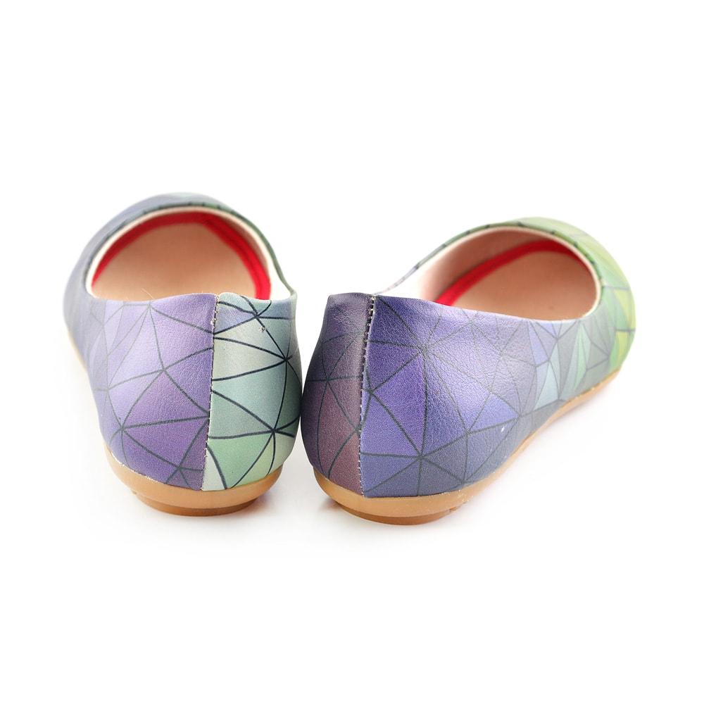 Colored Prismas Ballerinas Shoes 1094 (506263797792)