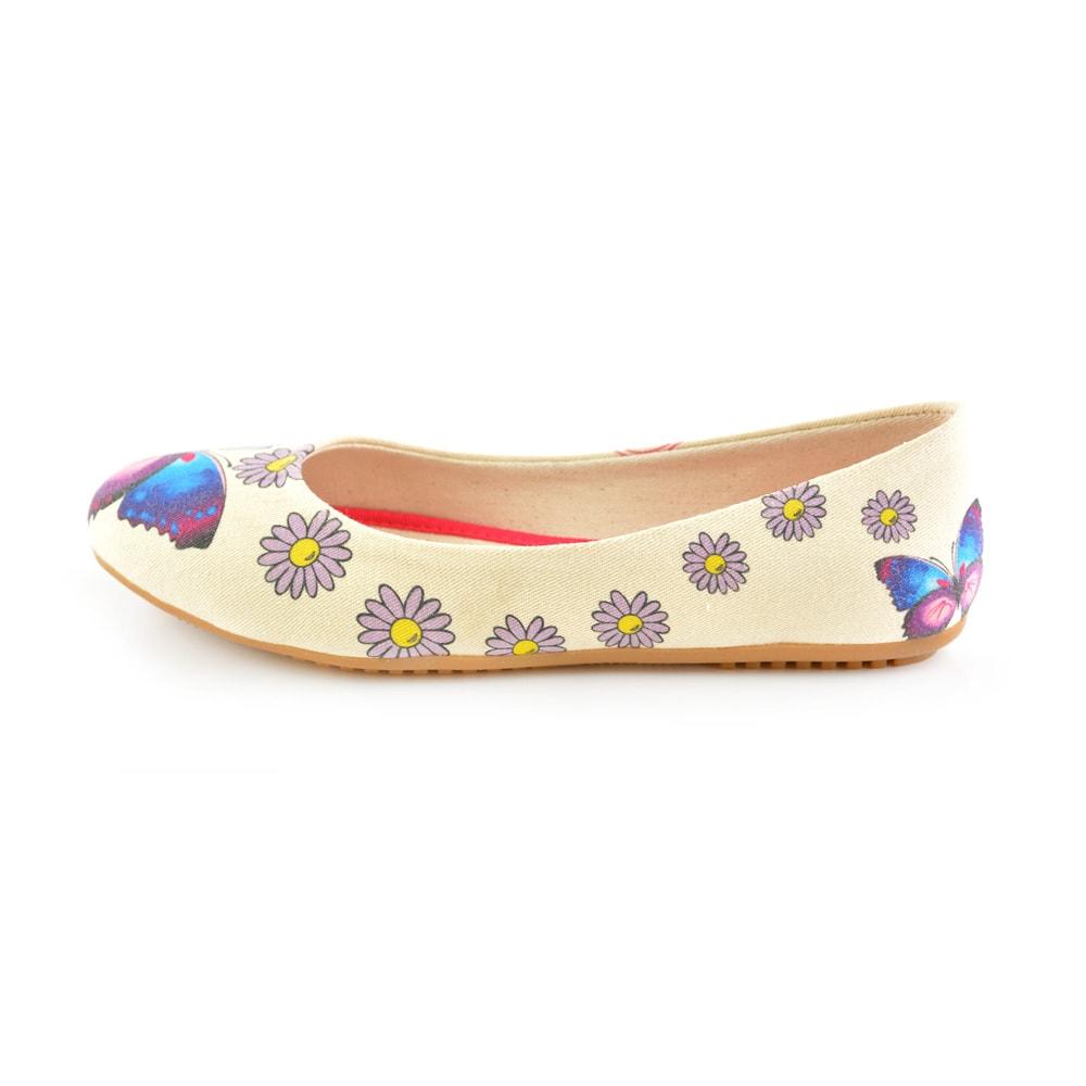 Daisy and Butterfly Ballerinas Shoes 1105 (506263961632)