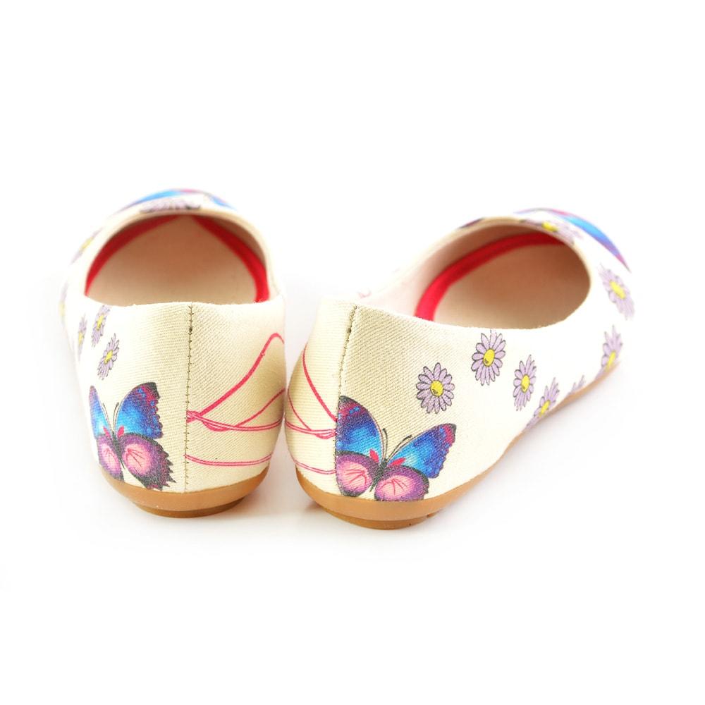 Daisy and Butterfly Ballerinas Shoes 1105 (506263961632)