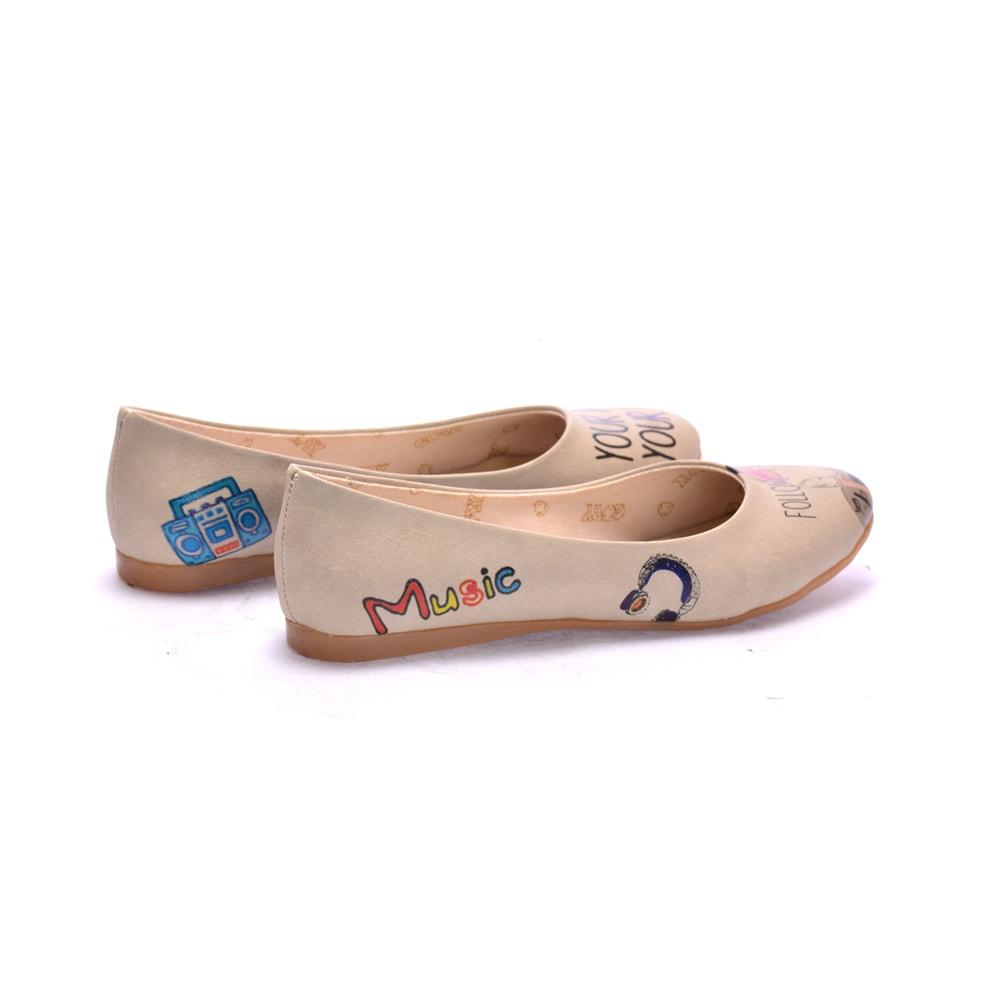 Your Dream: Guitar Ballerinas Shoes 2018 (1405795205216)