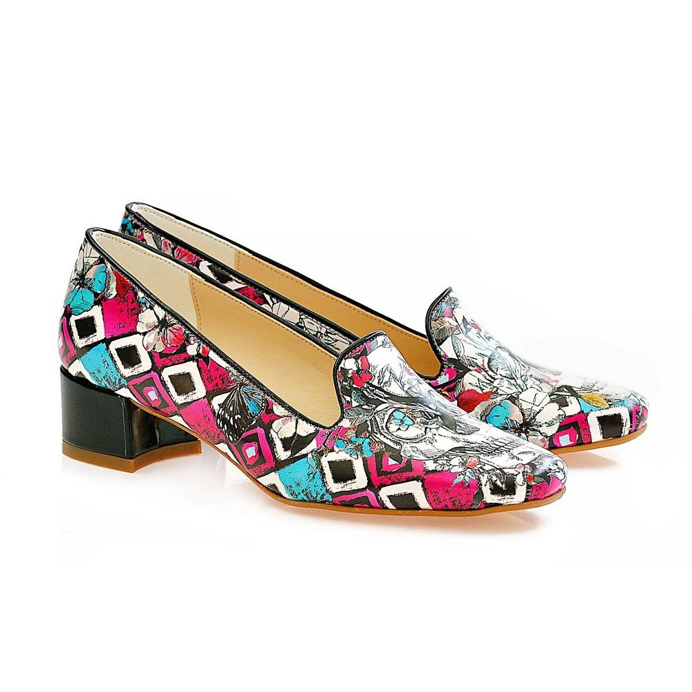 Skull Career Heel Shoes BYZ211 (770201649248)