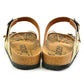 Yellow & Purple Geometric Strappy Sandal CAL1001 (737685307488)