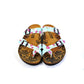 Blue & Pink Floral Sandal CAL1012 (774931251296)