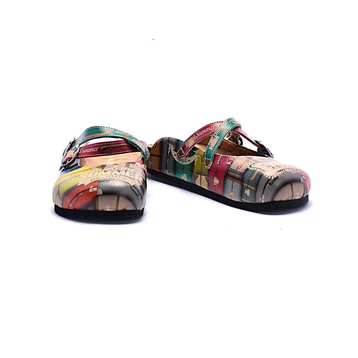 Yellow Suitcase Summer Clogs CAL106 (737683636320)
