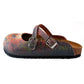 Red & Orange Floral Car Clogs CAL121 (737682948192)