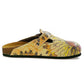 Yellow Headdress Skull Clogs CAL313 (737682063456)