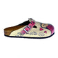 Cream & Pink Love Owls Clogs CAL316 (737681899616)