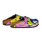 Blue & Green Eye Clogs CAL318 (737681834080)