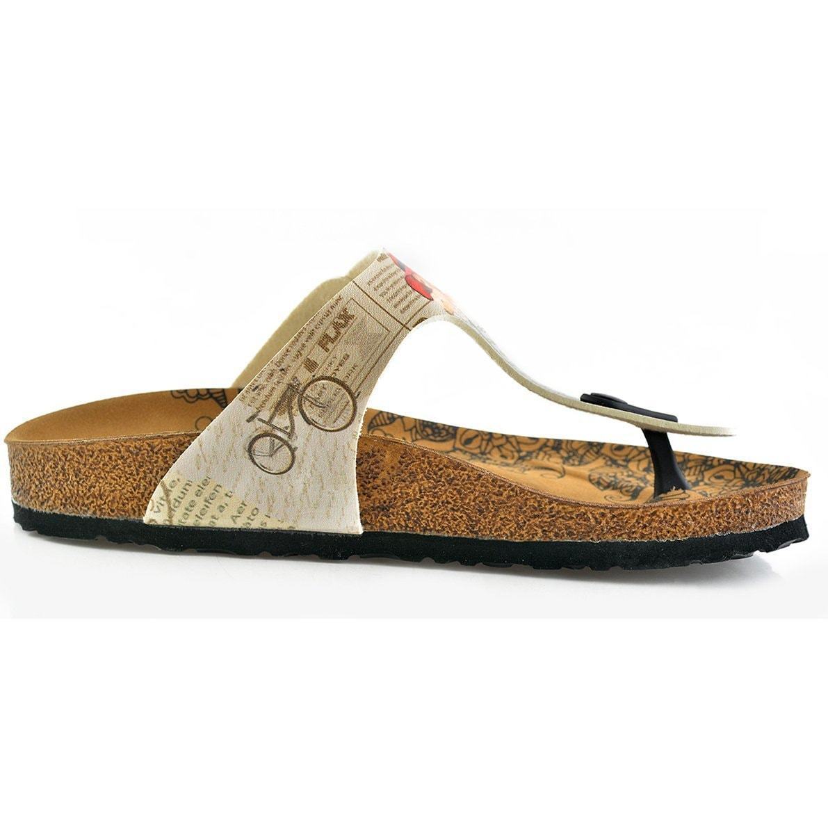 Ivory Travel T-Strap Sandal CAL506 (737680949344)