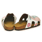Pink & Gray Bunny Love Clogs WCAL601 (737670004832)