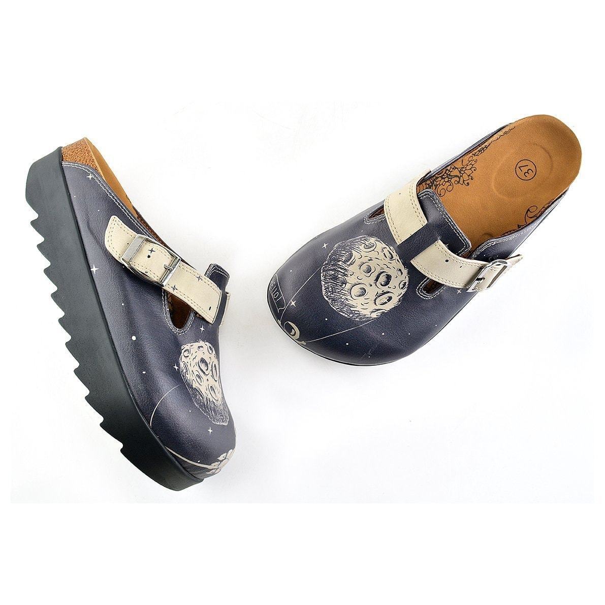 Black Moon & Astronaut Clogs CAL704 (737679769696)