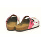 White & Pink Love Clogs CAL808 (737679376480)
