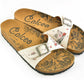 Ivory & Red Cat Buckle-Accent Sandal CAL909 (737678786656)