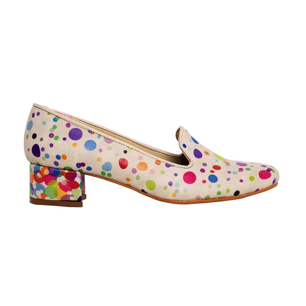 Colored Bangles Career Heel Shoes DB113 (1405803266144)