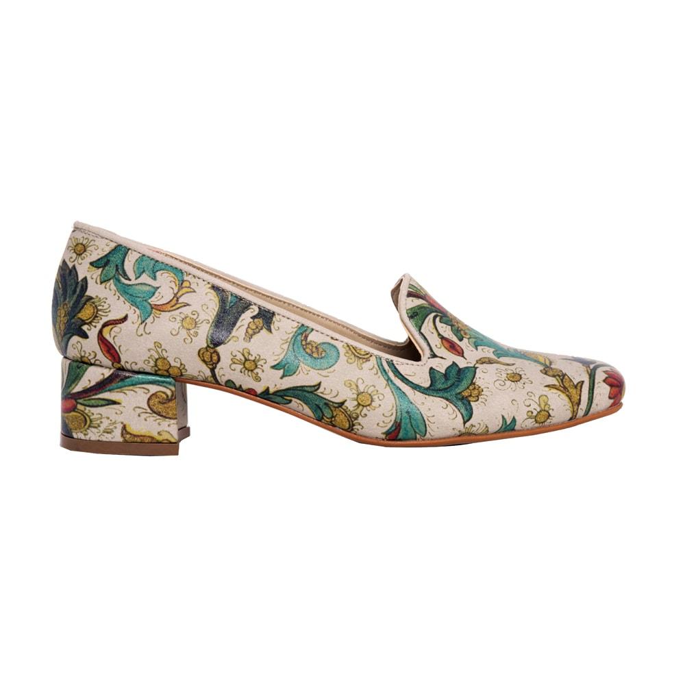 Flowers Career Heel Shoes DB115 (1405803298912)