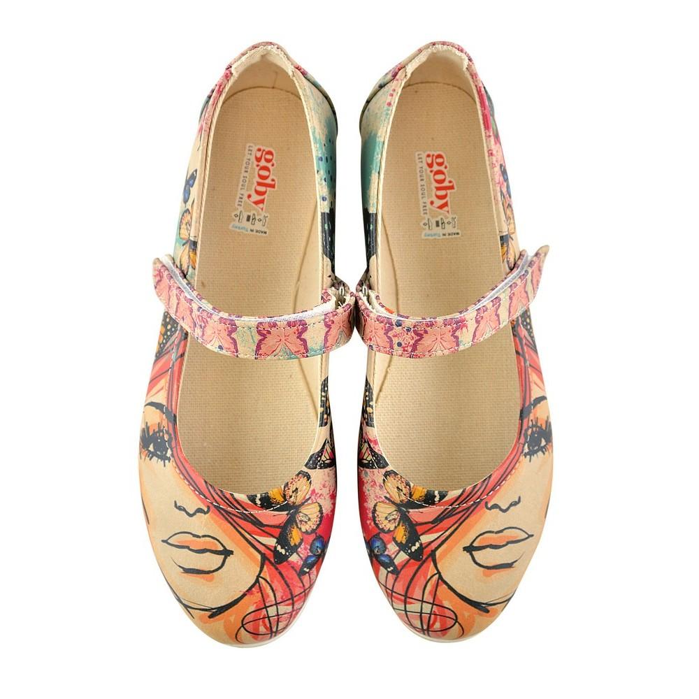 Beautiful Face Ballerinas Shoes GOB102 (1421166968928)