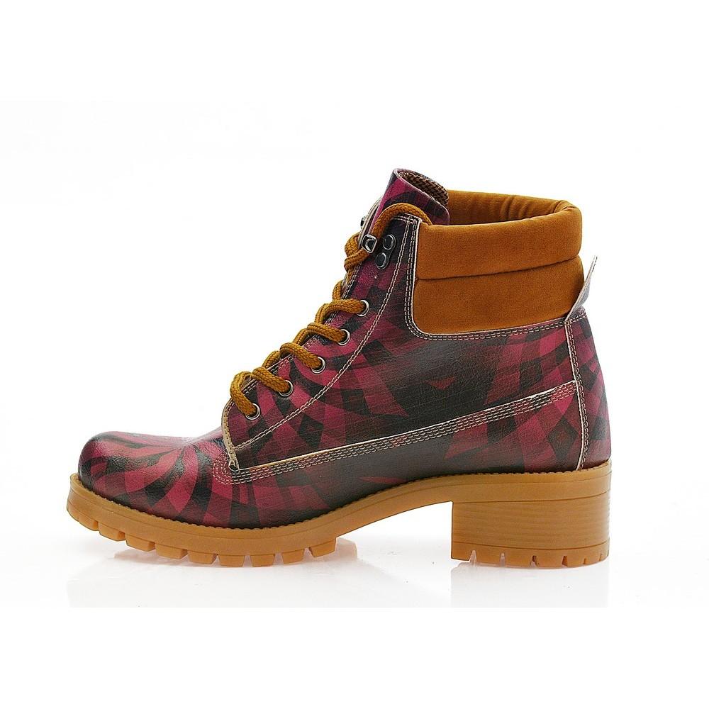 Retro Short Boots KAT103 (1421182632032)