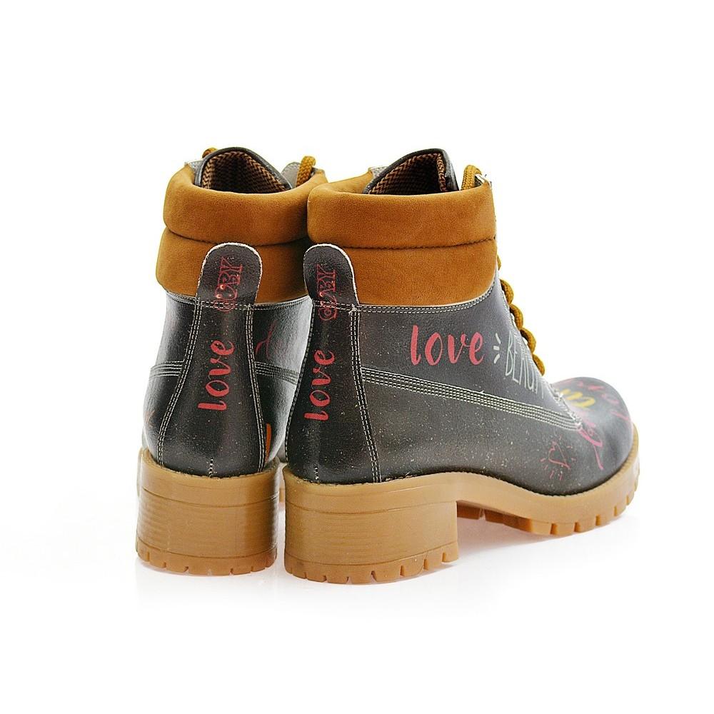 I Love You Short Boots KAT105 (1421182992480)
