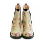 Flowers Short Boots LAS103 (1421187350624)