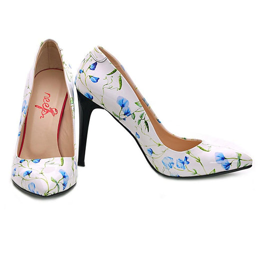 Flowers Heel Shoes NBS108 (770204074080)