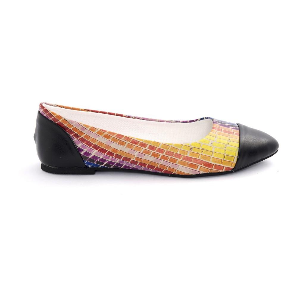 Colored Wall Ballerinas Shoes NMS102 (770213019744)