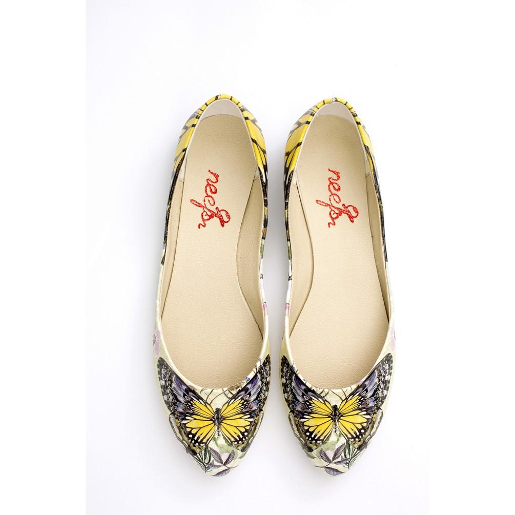 Butterfly Ballerinas Shoes NSS359 (770221834336)