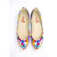 Colored Triangles Ballerinas Shoes NSS360 (770221899872)