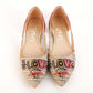 I Love You Ballerinas Shoes OMR7005 (506270089248)