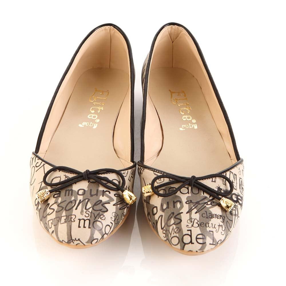 Love and Fashion Ballerinas Shoes OMR7104 (506270318624)